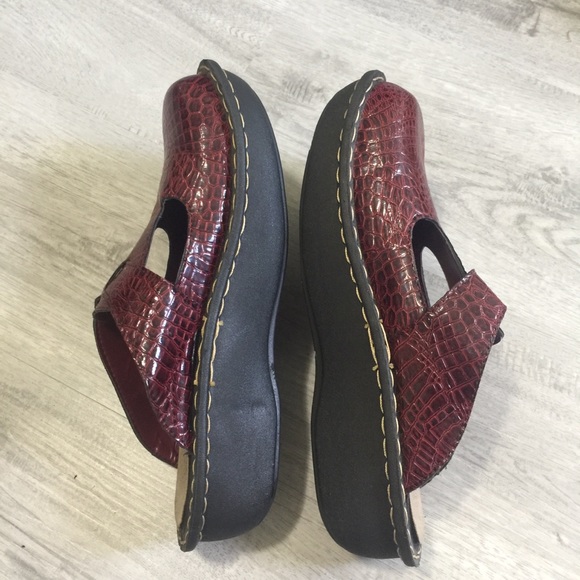 ingaro Shoes | Ingaro Red Burgundy Happy Clogs | Poshmark